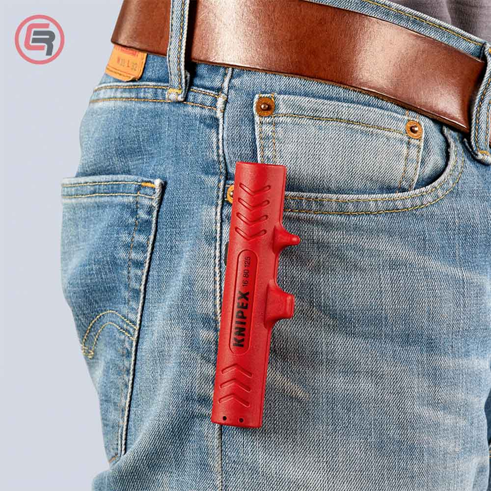 Knipex Skidač Izolacije Univerzalni 8-13mm / 125mm – 16 80 125 SB by Knipex 16 80 125 SB Alati Za Električare - detalj 4