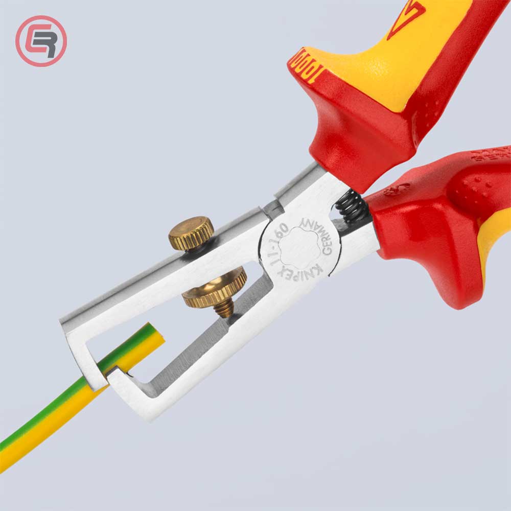 Knipex Kliješta Za Skidanje Izolacije 160mm 1000V – 11 06 160 by Knipex 11 06 160 Izolovani Alat VDE 1000V - detalj 4