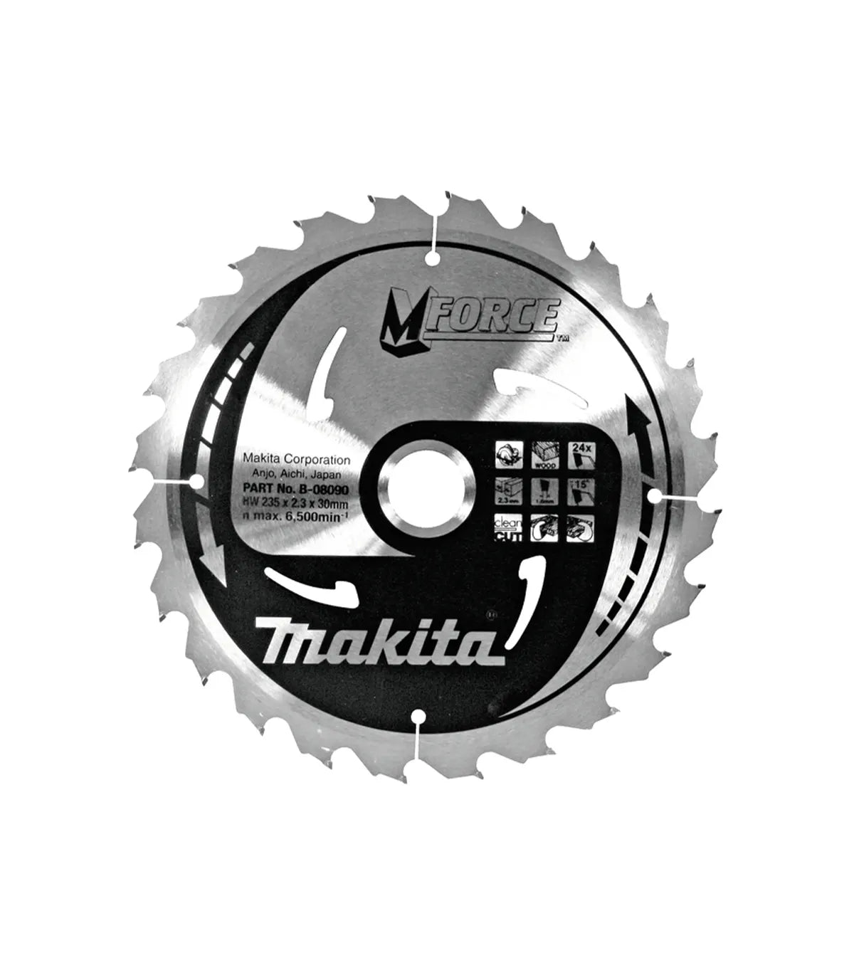 Makita – TCT list kružne pile za drvo 165 mm MForce 165x30x1,2 mm 10Z B-07892 by Makita Pribor za pile i cirkulare