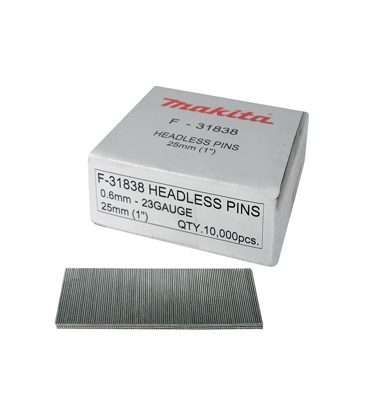 Makita – Iglice 23 GA 18 mm F-31825 za AF201Z, DPT351, DPT353, AF353, PT354D 10000/1 by Makita Pribor za pištolje za eksere