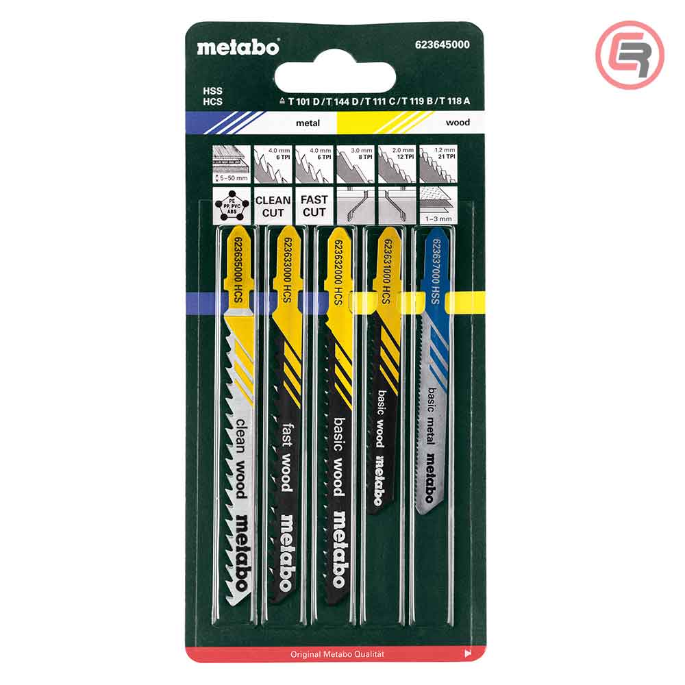 Metabo Ubodne Pilice Za Drvo, Metal i PVC / 5 kom – 623645000 by Metabo 623645000 Pribor Za Ubodne Pile