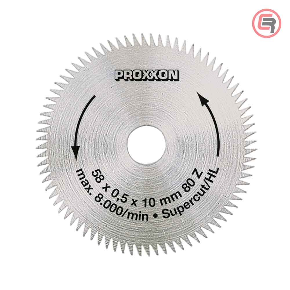 Proxxon List Kružne Pile 58 x 10 mm / 80 Z Super-Cut Za KS 230 – 28014 by Proxxon 28014 Pribor Za Mikro / Modelarski Alat