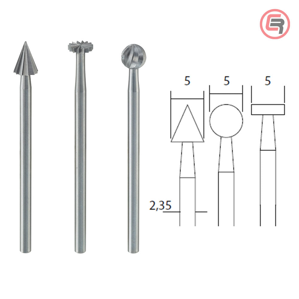 Proxxon Štift Za Glodanje Različitih Oblika U Setu / 3 kom – 28720 by Proxxon 28720 Pribor Za Mikro / Modelarski Alat