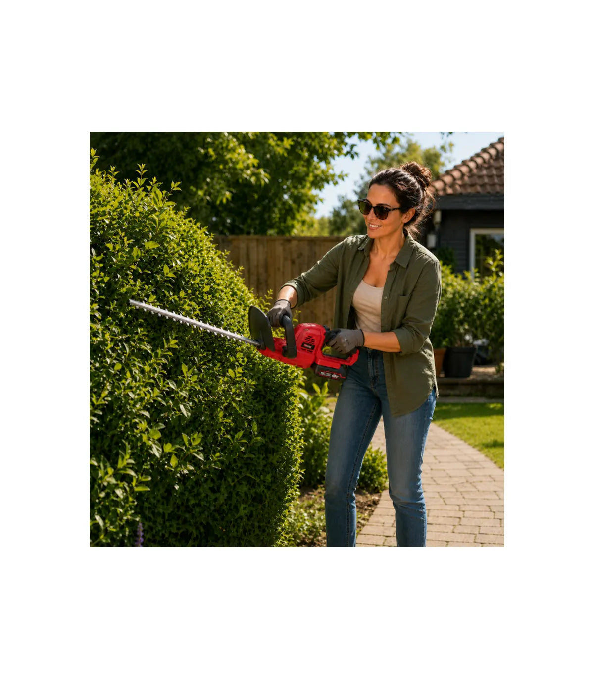 Praktik Tools – Akumulatorske škare za živicu 18 V 510 mm PTQ046 SOLO by Praktik Škare za travu, grane i živu ogradu