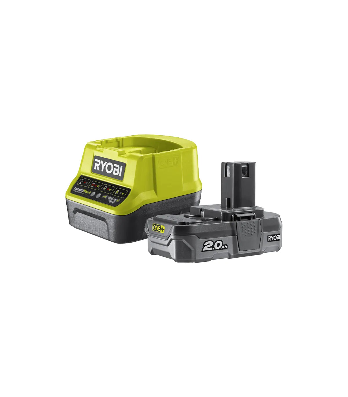 Ryobi – Set kompaktni punjač + baterija 18 V 2.0 Ah RC18120-120 by RYOBI Baterije i punjači