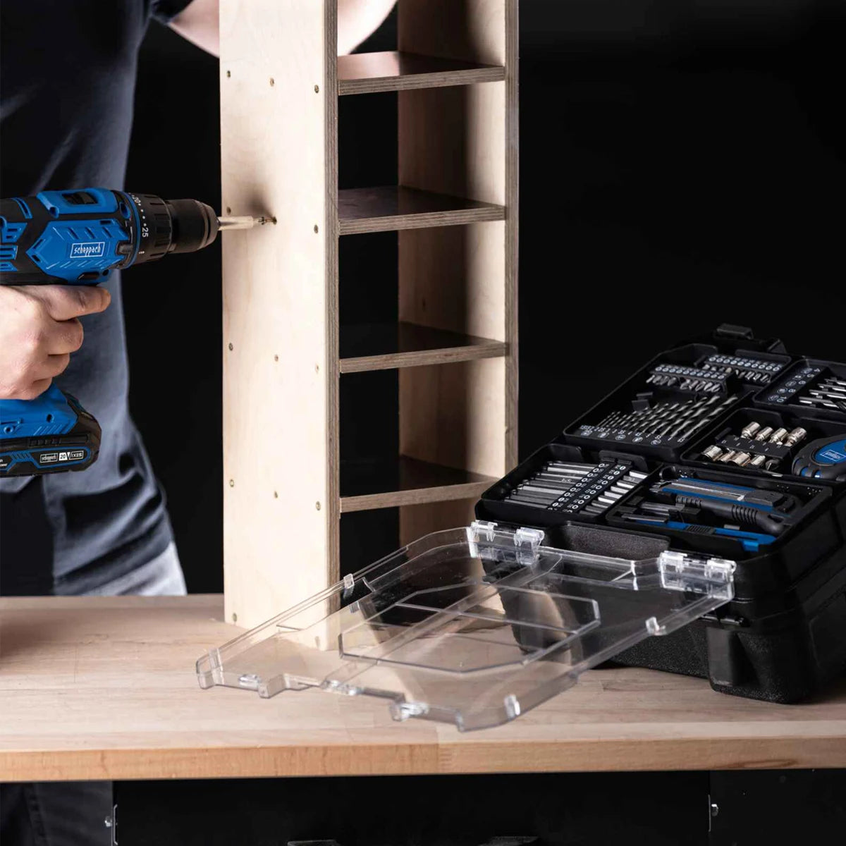 Scheppach aku bušilica odvijač sa 74 komada pribora IXES C-DTB74/1-X – Kit Bušilice i odvijači, Mašine i uređaji, Ručni alat, Svi proizvodi