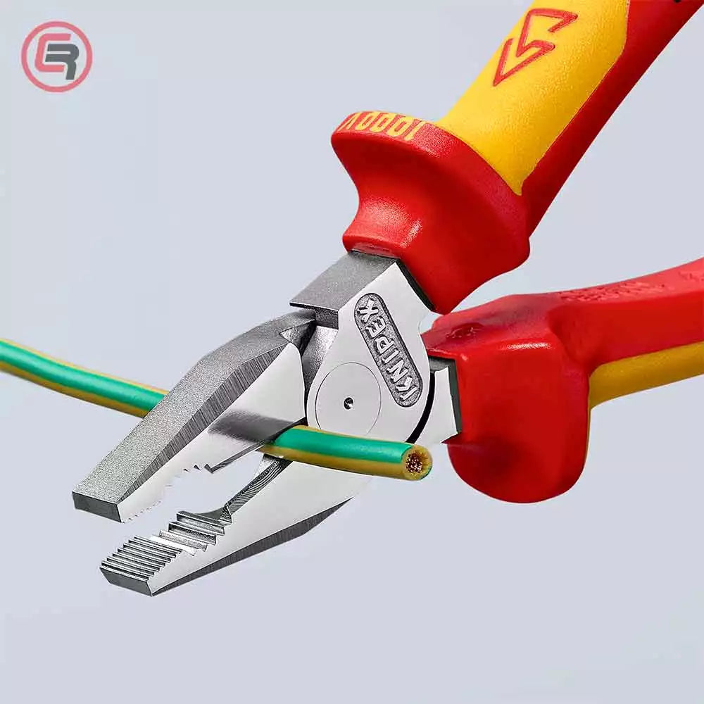 Knipex Kliješta Kombinovana 200 mm / 1000V – 02 06 200 by Knipex 02 06 200 Izolovani Alat VDE 1000V - detalj 10