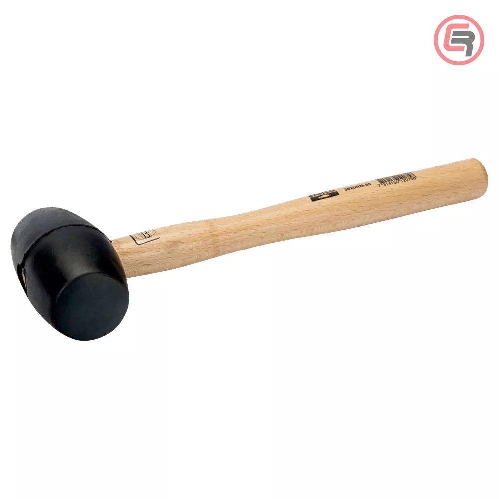 Bahco Čekić Gumeni Sa Drvenom Drškom fi 65 mm / 460 gr – 3625RM-65 by Bahco 3625RM-65 Čekići, Sjekire, Probijači, Izbijači
