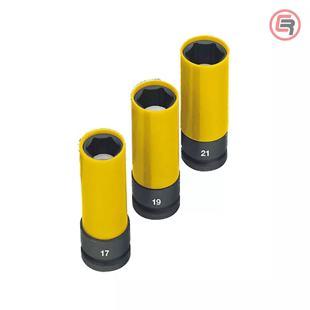 Proxxon Ključ Nasadni Udarni Dugi 1/2″ Sa PVC Zaštitom 21 / 85 mm – 23966 by Proxxon 23966 Nasadni Ključevi + Pribor