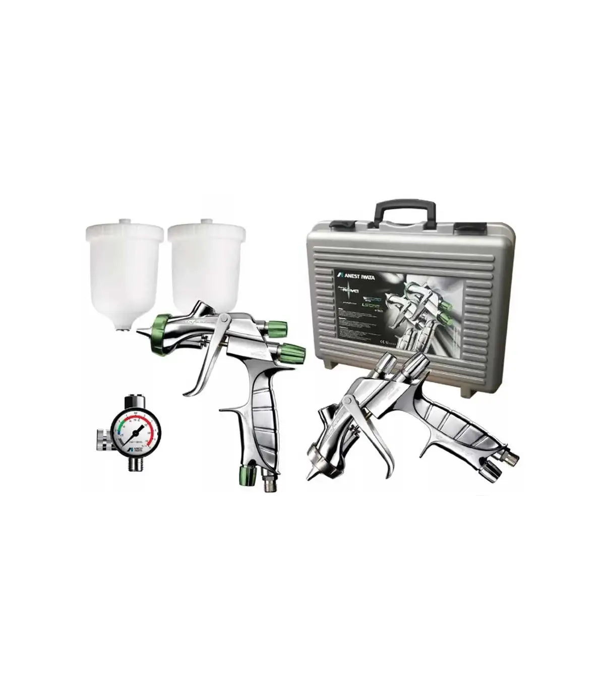 Anest Iwata – Set pištolja za lakiranje 1,3 WS400 OBS + 1,3 WS400 CLEAR SUPER KIT by ANEST IWATA Razni pneumatski pribor