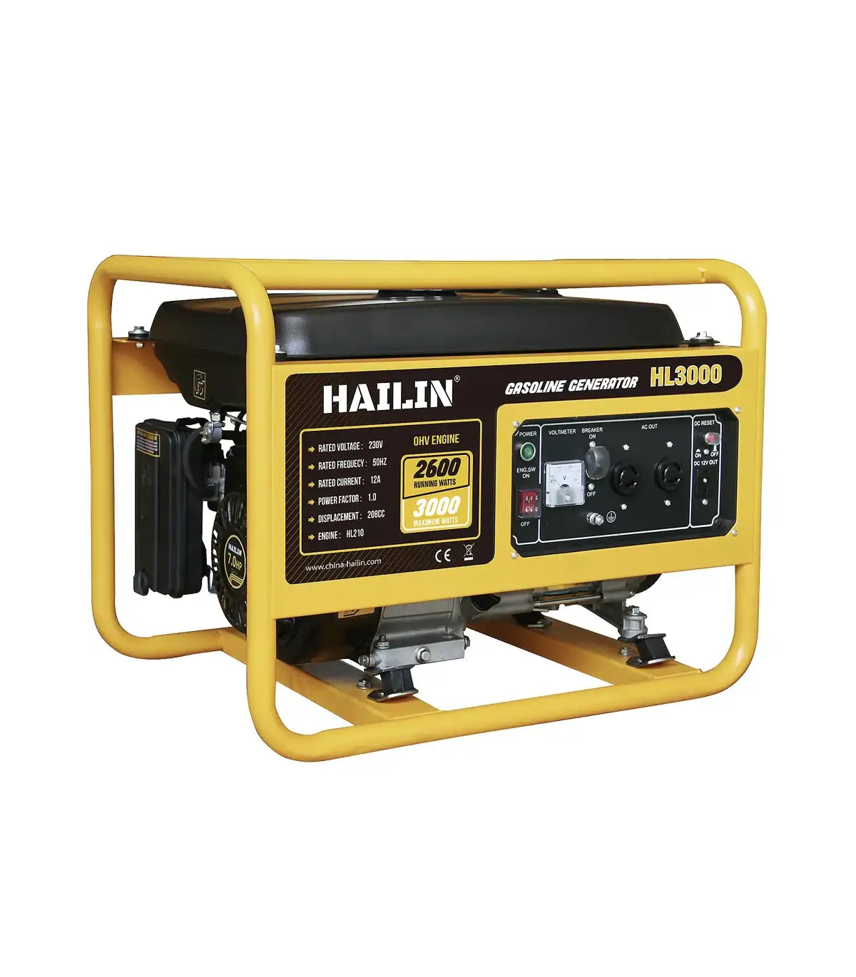 Hailin – Benzinski agregat 3 kW HL3000 by Hailin Benzinski agregati