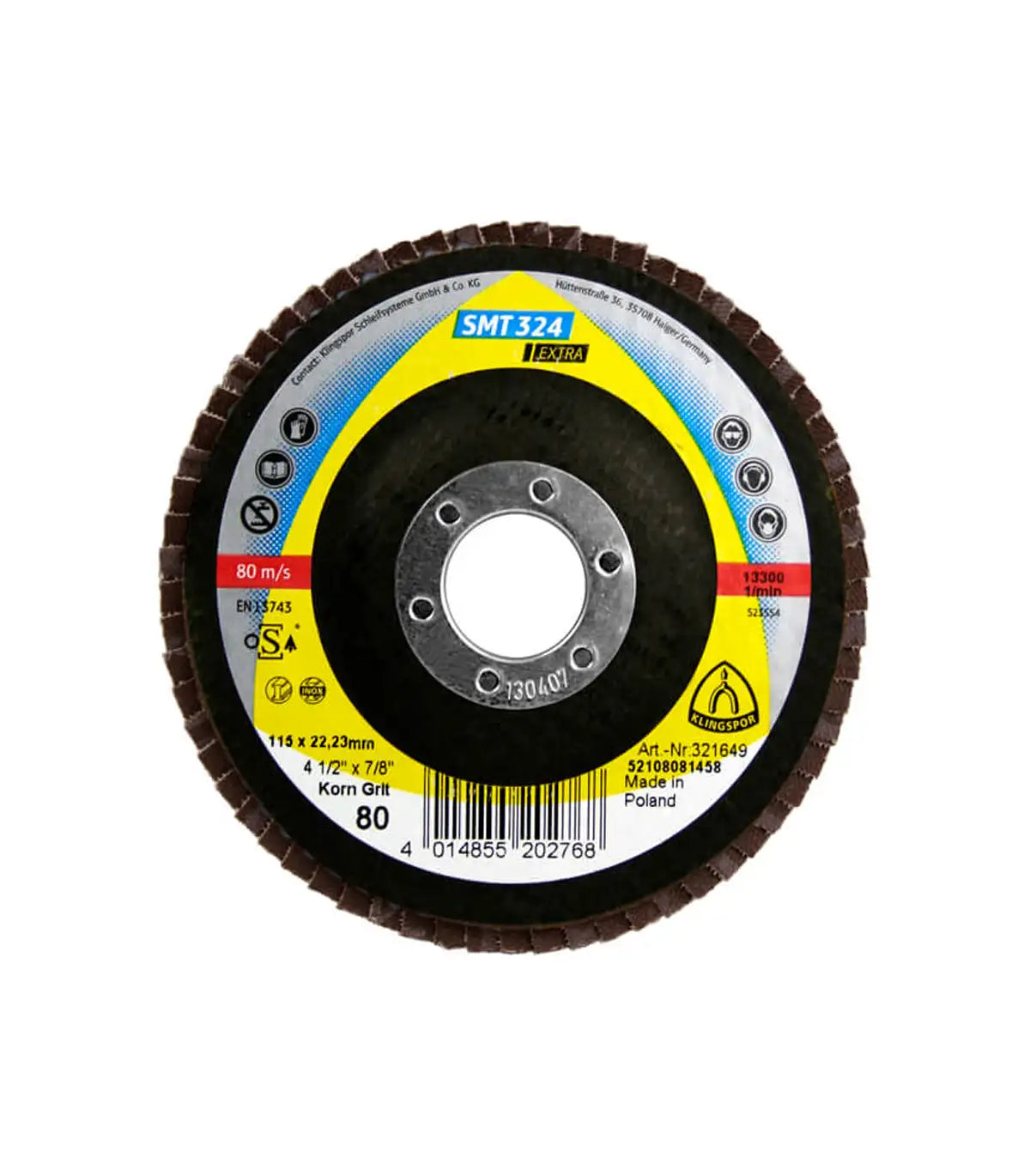 Klingspor – Lamelni disk SMT 324 gr.80 10komada by Klingspor Lamelni diskovi
