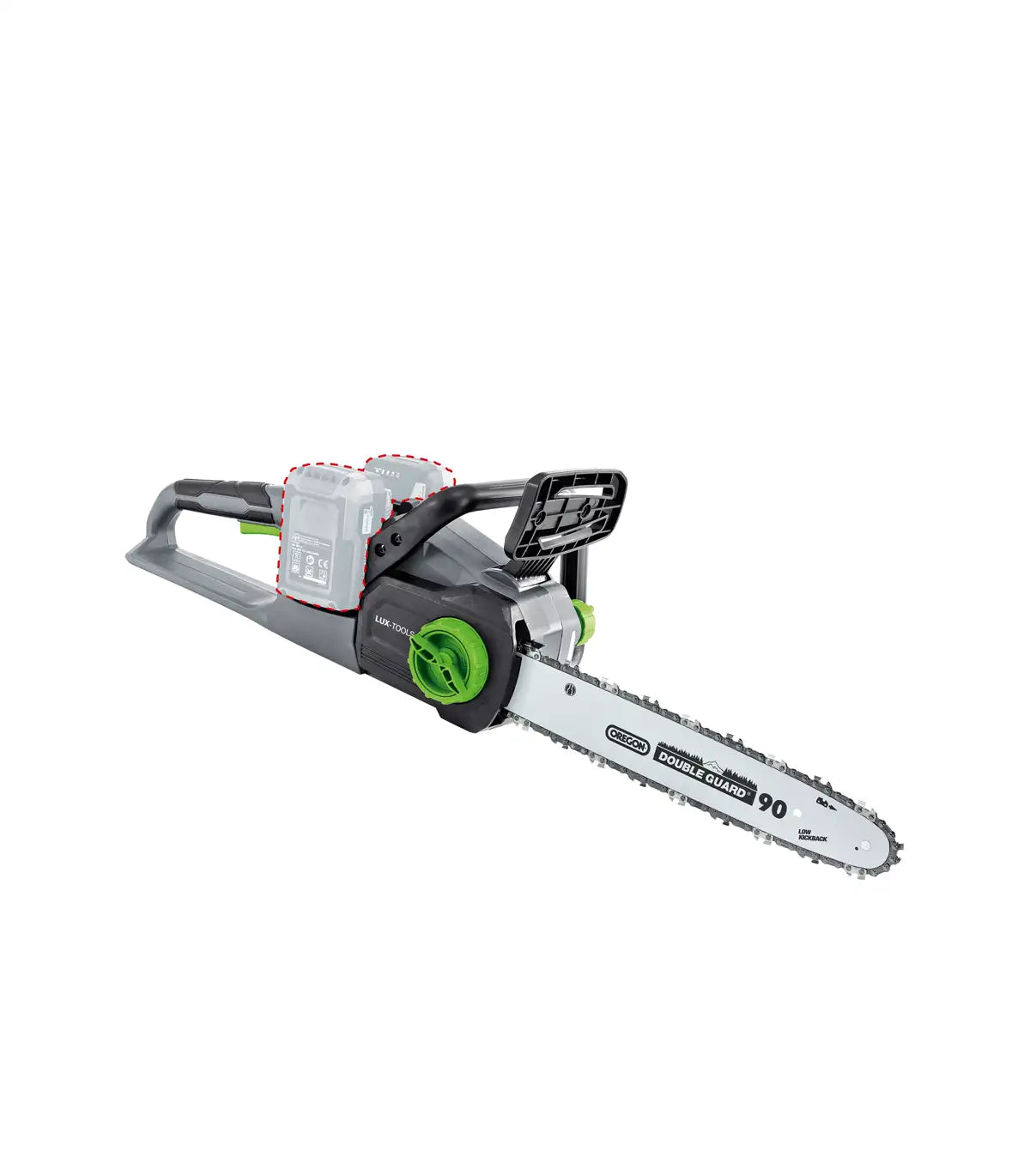 Lux Tools – Akumulatorska lančana pila 1 PowerSystem 2 x 20 V Lančane pile za drvo (motorke)