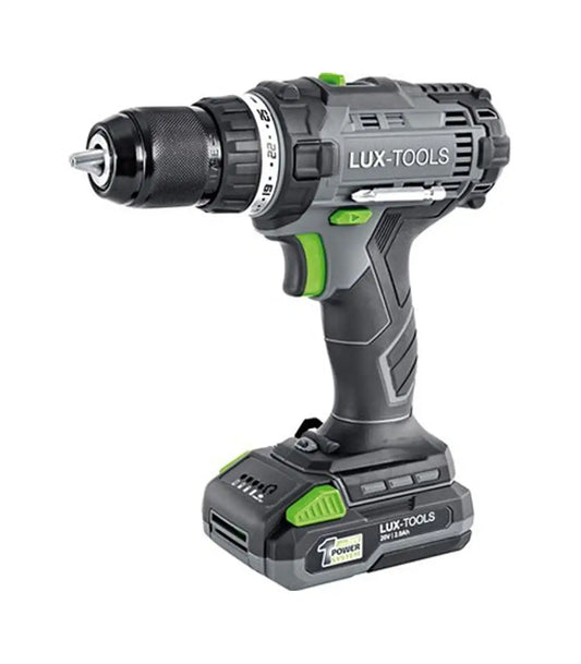 Lux Tools – Akumulatorska bušilica/odvijač 1 PowerSystem 20 V sa baterijom i punjačem Aku bušilice, odvijači i čekići