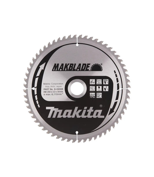 Makita B-09008 list pile 250 mm sa 60 zuba za drvo