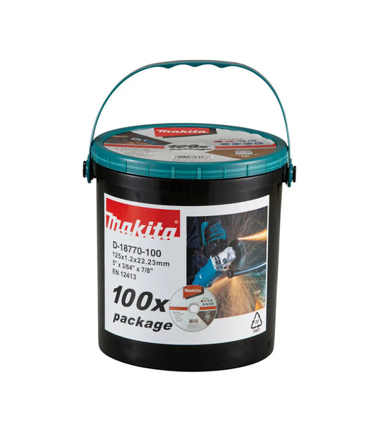 Makita – Tanka rezna ploča 125 mm 100 komada u praktičnoj kutiji D-18770-100 by Makita Rezne i brusne ploče