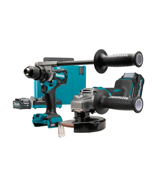 XGT MAKITA 40V – Akumulatorski set bušilica-odvijač i brusilica DK0124G201 Aku bušilice, odvijači i čekići