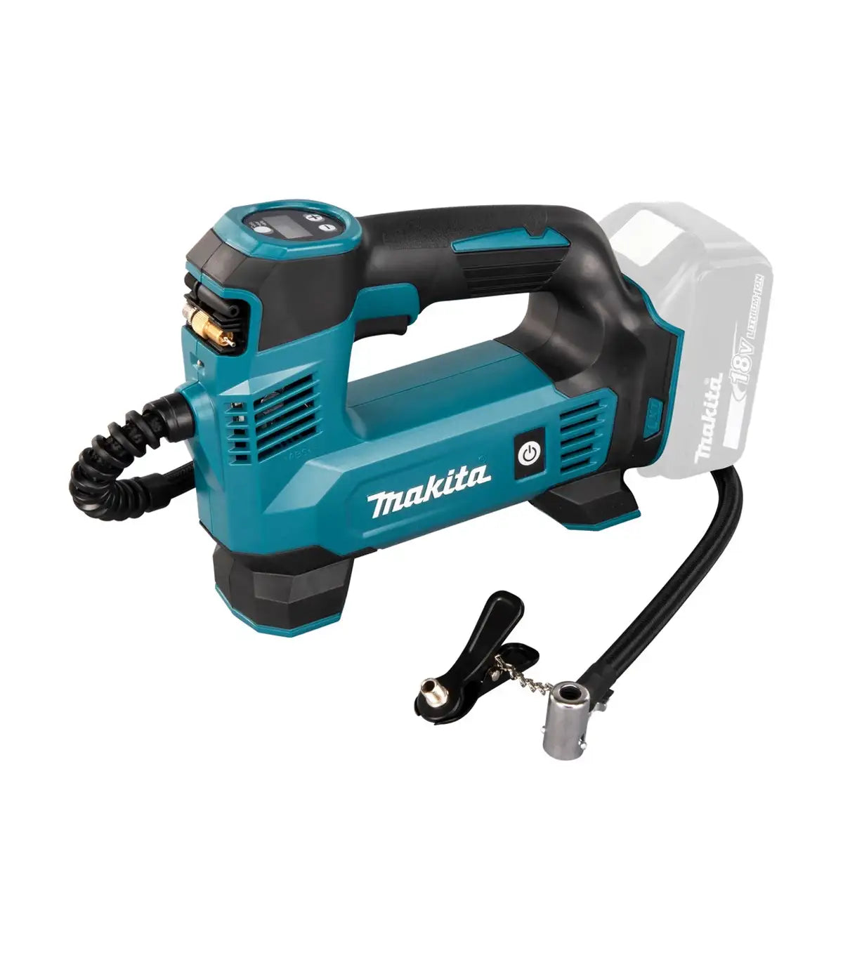 Makita – Akumulatorska zračna vazdušna pumpa DMP180Z bez baterije i punjača by Makita Akumulatorski zračni kompresori