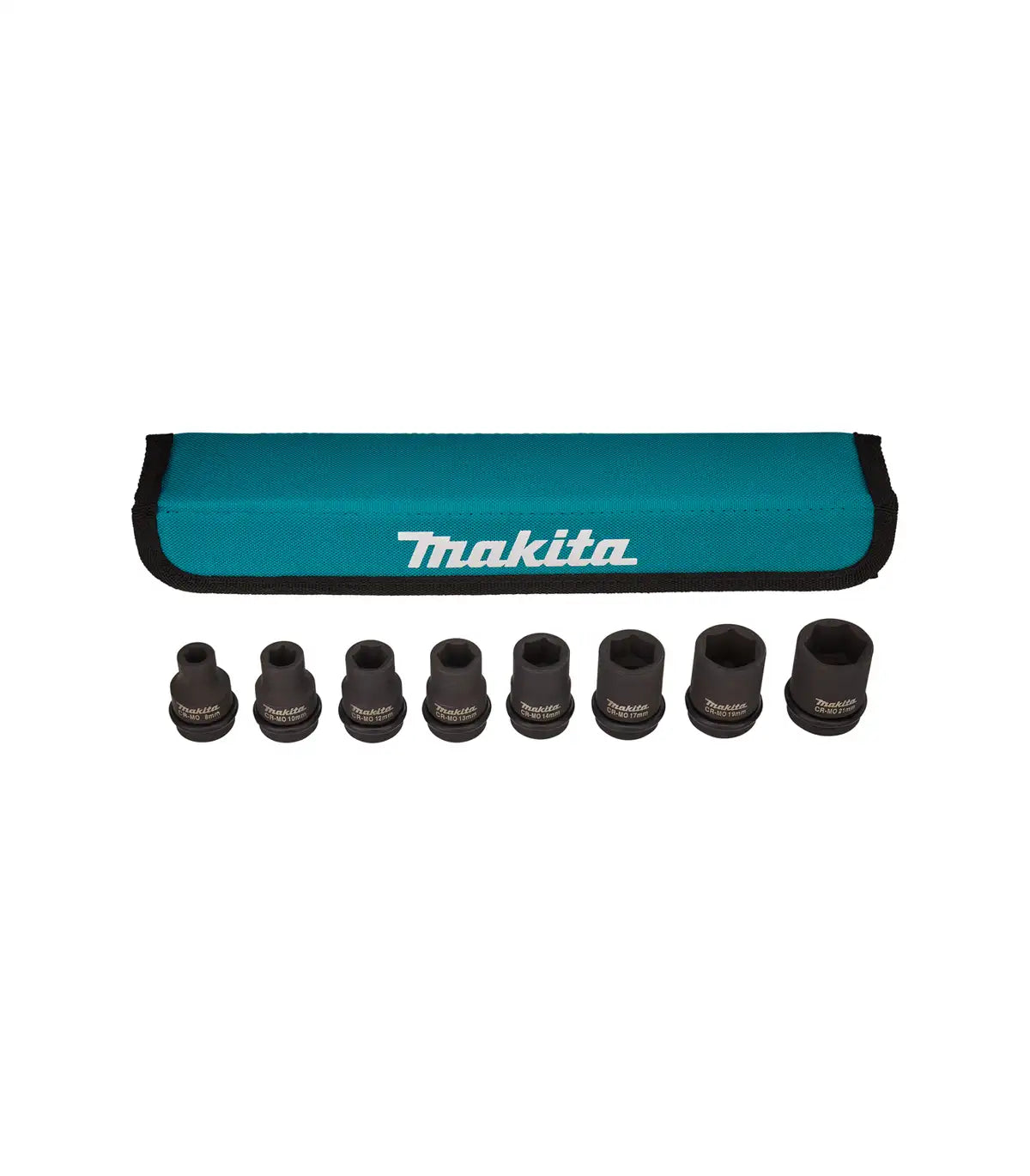 Makita – 8-dijelni set 1/2″ udarnih nasadnih ključeva u torbici E-02989 by Makita Pribor za zavrtanje