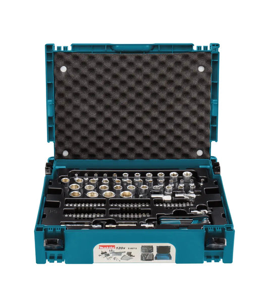 Makita – 120-dijelni set nasadnih ključeva i bitova u Makpac koferu E-08713 Pribor za zavrtanje