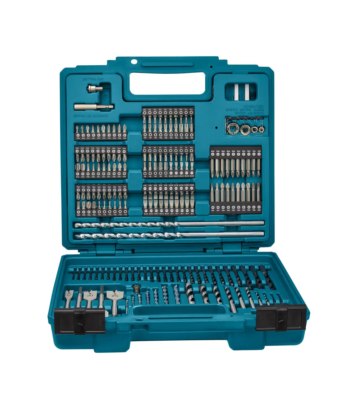 Makita – 256-dijelni set alata za bušenje i zavrtanje E-11689 by Makita Pribor za bušilice i čekiće, Setovi alata
