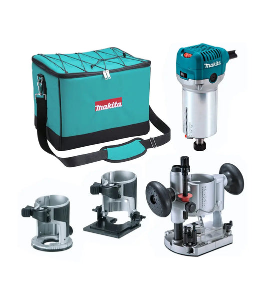 Makita – Jednoručna glodalica / frezer RT0702CX2 by Makita Električne glodalice i blanje