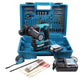 Makita – Akumulatorska bušilica čekić + SET PRIBORA SDS Plus HR166DWAE1 by Makita Aku bušilice, odvijači i čekići