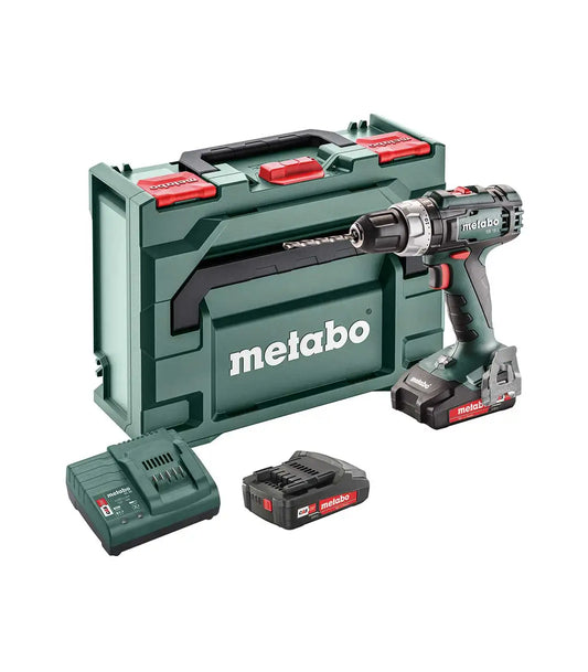 Metabo – Akumulatorska udarna bušilica – odvijač u setu sa dvije baterije 2.0 AH, punjačem i koferom SB 18 L Aku bušilice, odvijači i čekići
