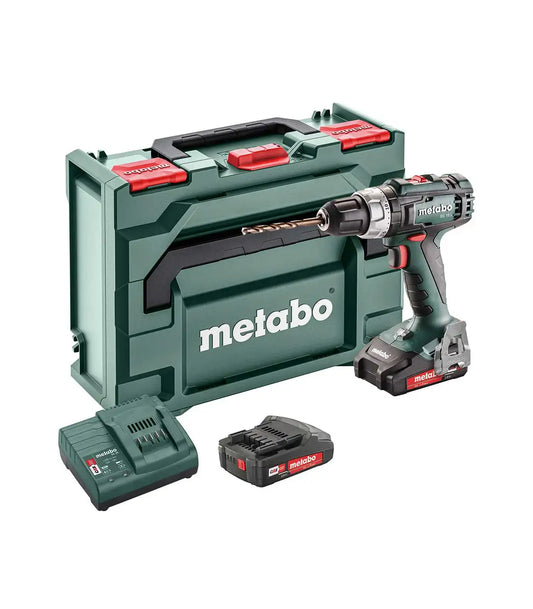 Metabo – Akumulatorska bušilica – odvijač u setu sa dvije baterije 2.0 Ah punjačem i koferom BS 18 L Aku bušilice, odvijači i čekići