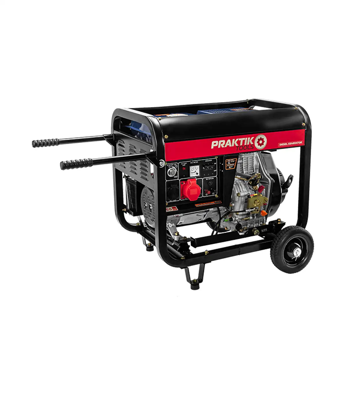Praktik Tools – Dizel agregat 4,8 kW, elektrostart PT7501D by Praktik Dizelski agregati