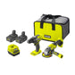 Ryobi – Akumulatorska bušilica-odvijač sa ugaonom brusilicom 18 V STARTNI SET + 2 baterije 2.0 Ah + punjač + torba R18DDAG-220S by RYOBI Aku setovi alata