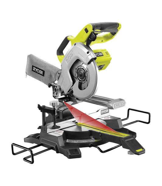 Ryobi – Akumulatorska potezno nagibna pila 18 V R18MS216-0 SOLO Aku potezne pile i cirkulari