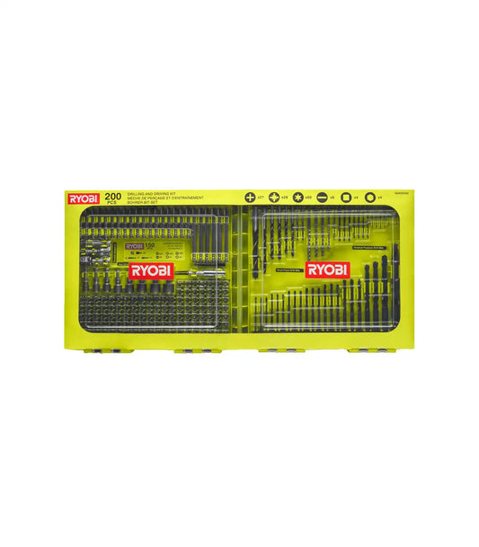 Ryobi – 200 – dijelni set burgija i bitova RAKDD200 Setovi alata