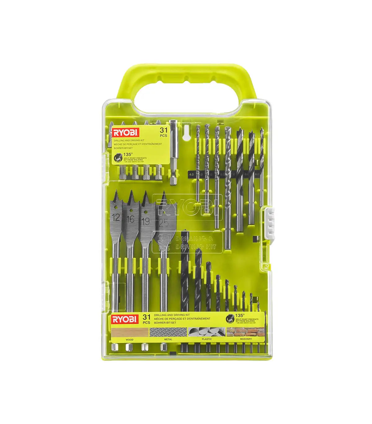 Ryobi – 31 – dijelni set burgija, bitova i dlijeta RAKDD31 by RYOBI Setovi alata