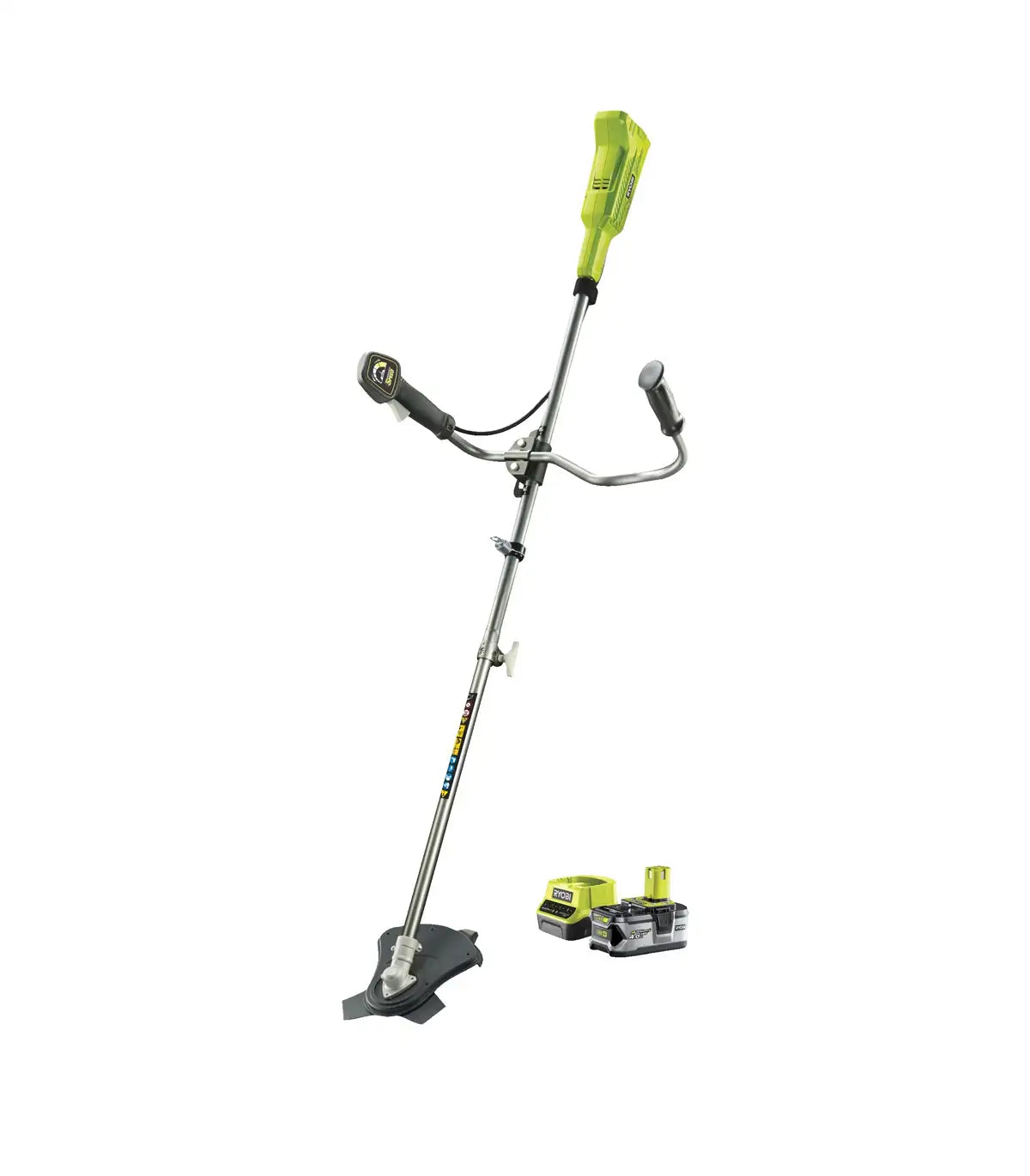 Ryobi – Akumulatorski trimer / kosa u setu sa baterijom 4.0 AH i brzim punjačem RBC18X20B4F by RYOBI Trimeri za travu