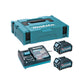 XGT Makita 40V – XGT baterijski set (2.5 Ah) DC40RA, BL4025x2, MAKPAC 1 191J81-6 by Makita Baterije i punjači