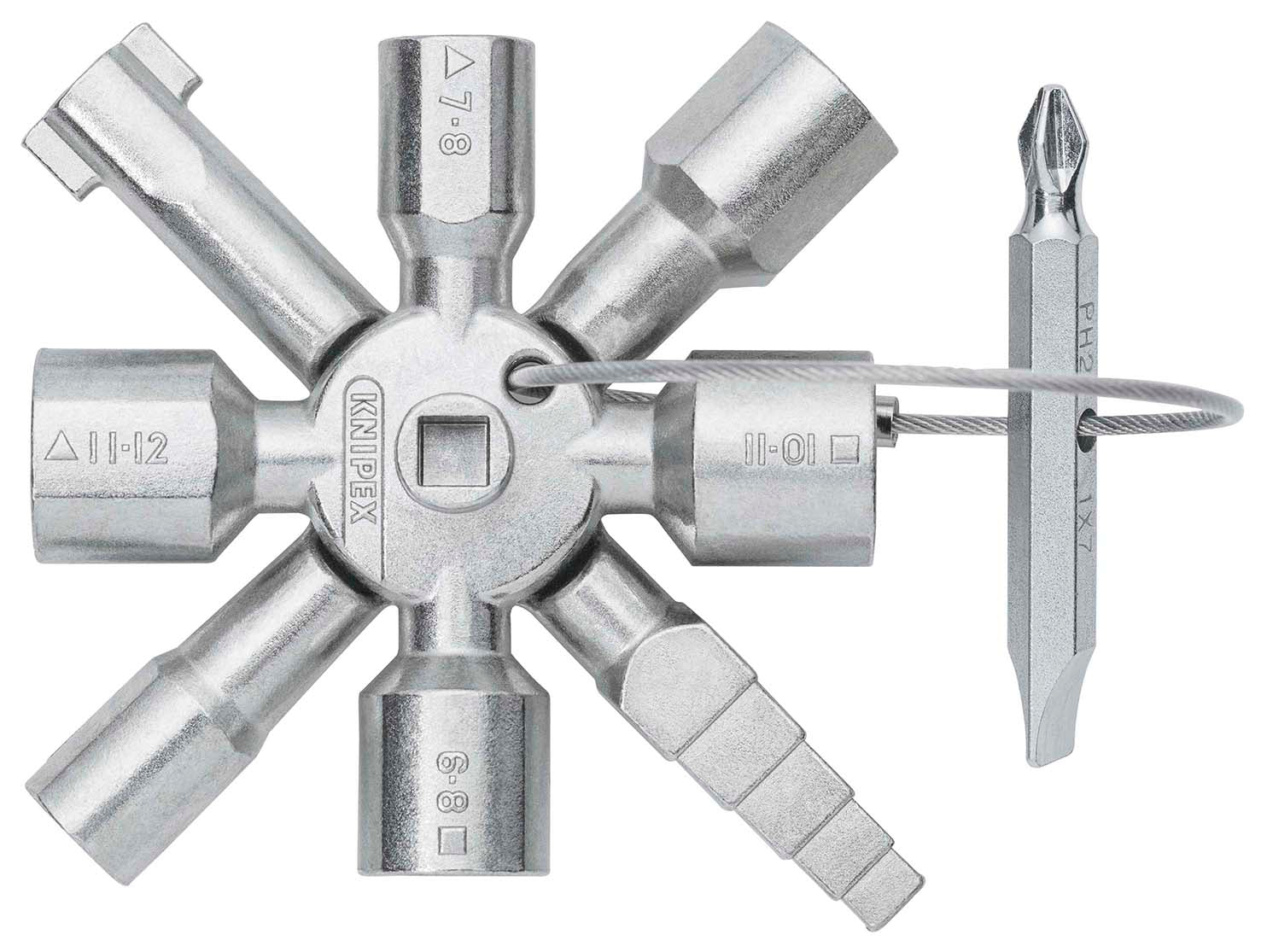 Knipex Ključ Kombinovani Za Ormare TwinKey – 00 11 01 by Knipex 00 11 01 Alati Za Električare - detalj 3