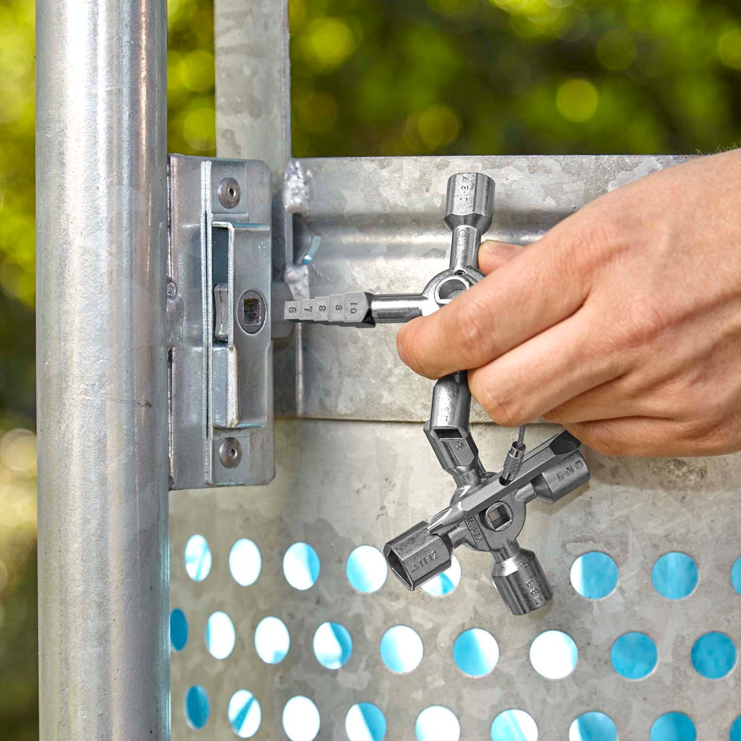 Knipex Ključ Kombinovani Za Ormare TwinKey – 00 11 01 by Knipex 00 11 01 Alati Za Električare - detalj 7