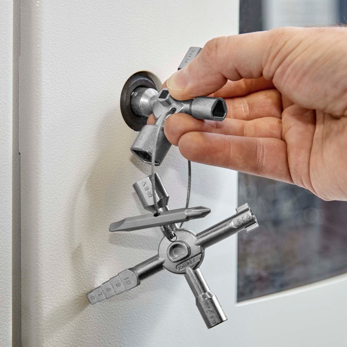 Knipex Ključ Kombinovani Za Ormare TwinKey – 00 11 01 by Knipex 00 11 01 Alati Za Električare - detalj 9