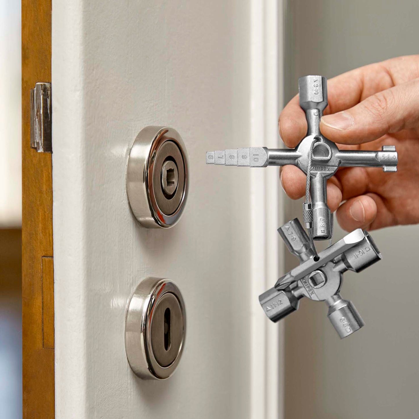 Knipex Ključ Kombinovani Za Ormare TwinKey – 00 11 01 by Knipex 00 11 01 Alati Za Električare - detalj 13