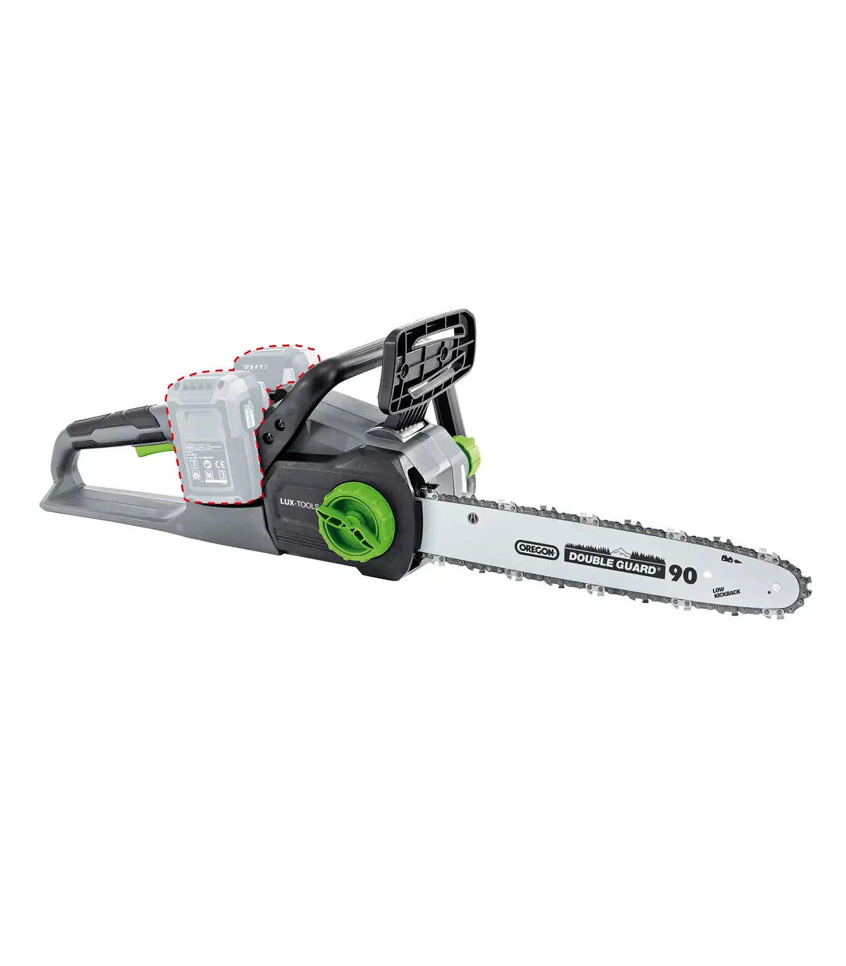 Lux Tools – Akumulatorska lančana pila 1 PowerSystem 2 x 20 V by Lux tools Lančane pile za drvo (motorke)