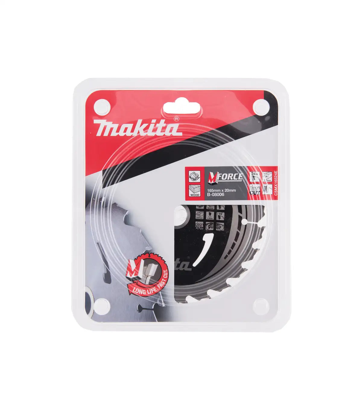 Makita – List za pilu M-force 165×20 24Z B-32007 by Makita Pribor za pile i cirkulare - detalj 2
