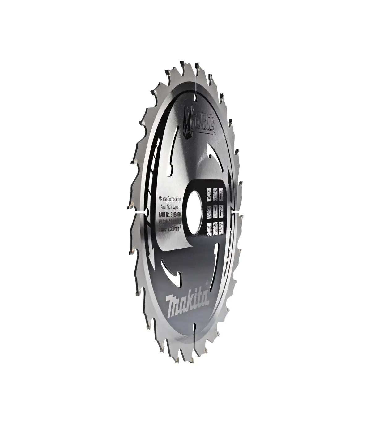 Makita – List / ploča za pilu M-Force 210×30 24Z (za drvo) B-32057 by Makita Pribor za pile i cirkulare - detalj 3