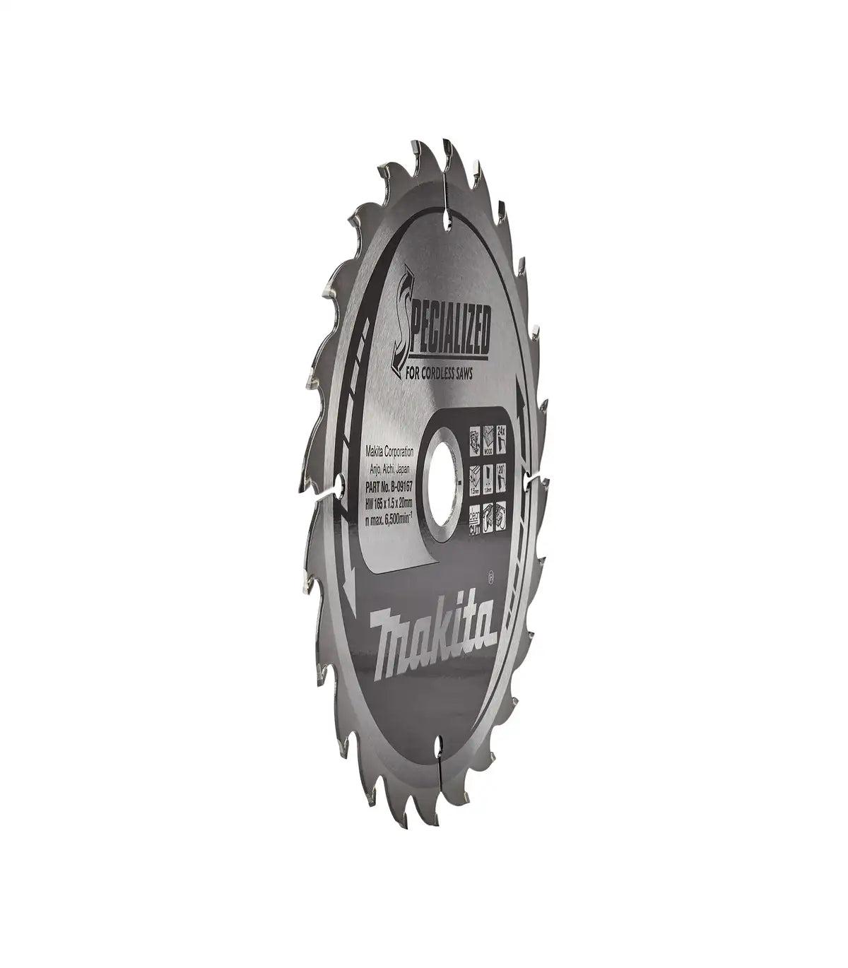 Makita – List / ploča za aku pilu Specialized 165×20 24Z (drvo) B-32904 by Makita Pribor za pile i cirkulare - detalj 2