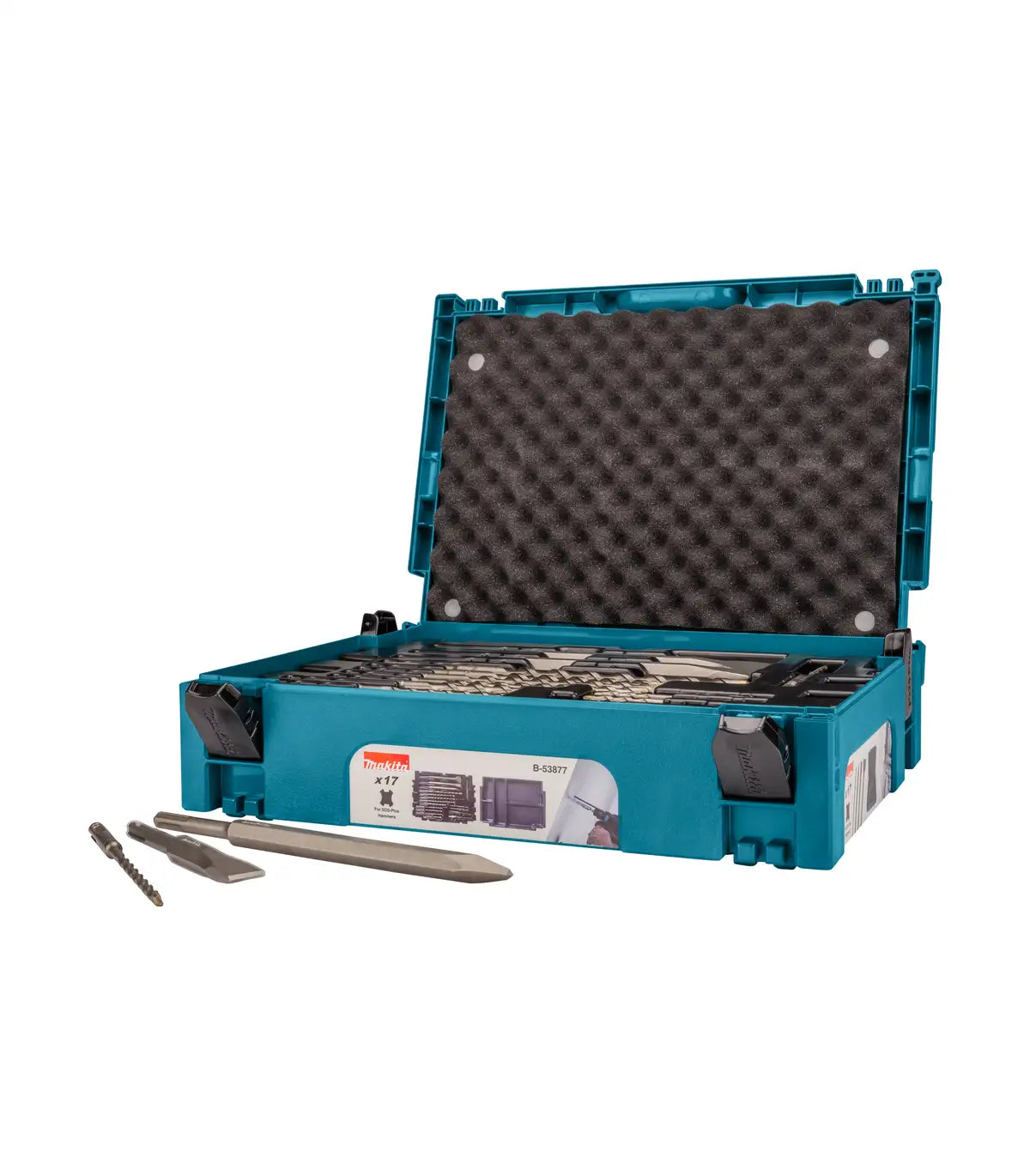 Makita – Set burgija i dlijeta 17-dijelni u MAKPAC koferu B-53877 by Makita Pribor za bušilice i čekiće