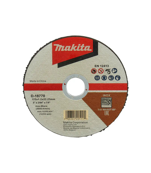Makita D-18770-100 ravna rezna ploča 125 mm, set od 100 komada