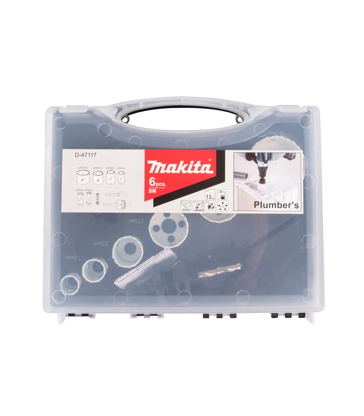 Makita – Set kruna / kronera sa adapterom HSS-BIM D-47117 by Makita Pribor za bušilice i čekiće - detalj 2
