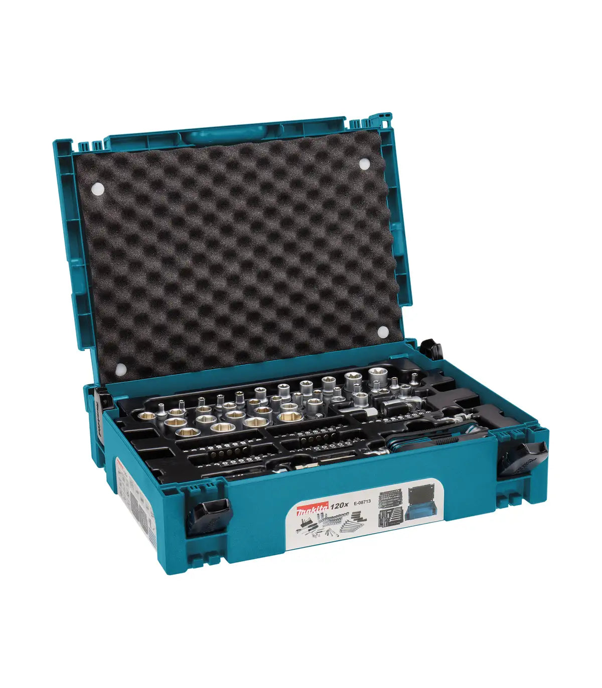 Makita – 120-dijelni set nasadnih ključeva i bitova u Makpac koferu E-08713 by Makita Pribor za zavrtanje