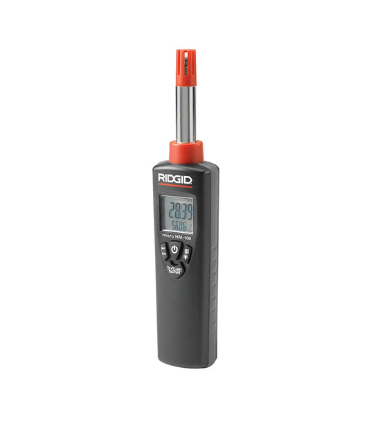 Ridgid HM-100 mjerač temperature i vlage s LCD ekranom