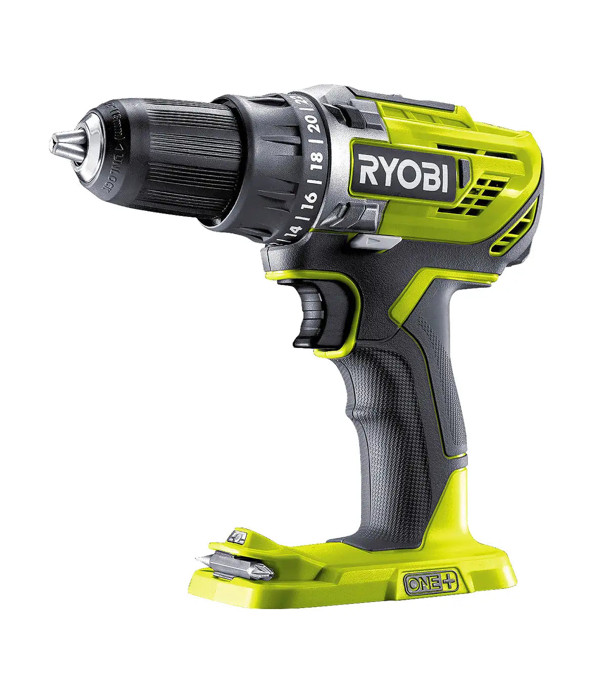 Ryobi – Akumulatorska bušilica-odvijač sa ugaonom brusilicom 18 V STARTNI SET + 2 baterije 2.0 Ah + punjač + torba R18DDAG-220S by RYOBI Aku setovi alata